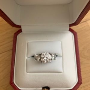 Crystal ring size 6